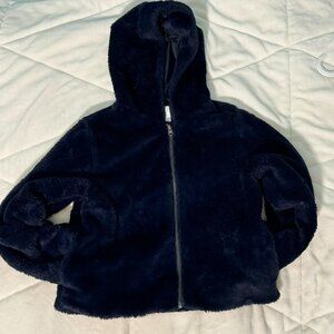 Hooded Faux-Fur Jacket for Girls size 10-12